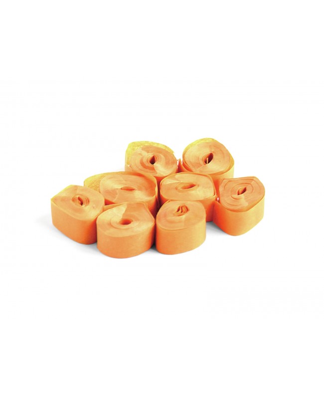 Tcm Fx Slowfall Streamers 5mx0.85cm, orange, 100x Confetti Shooter