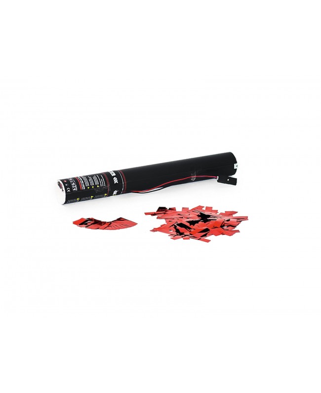 Tcm Fx Konfetti-Ladung elektrisch 50cm, rot metallic Konfetti-Shooter