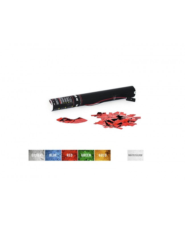 Tcm Fx Konfetti-Ladung elektrisch 50cm, rot metallic Konfetti-Shooter