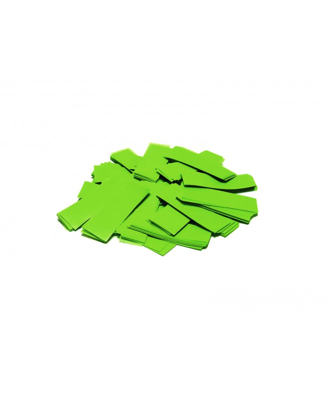 Tcm Fx Slowfall Confetti rectangular 55x18mm, light green, 1kg Confetti Shooter