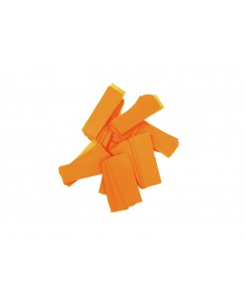 Tcm Fx Coriandoli Slowfall rettangolari 55x18 mm, arancione neon, uv attivi, 1 kg Sparacoriandoli