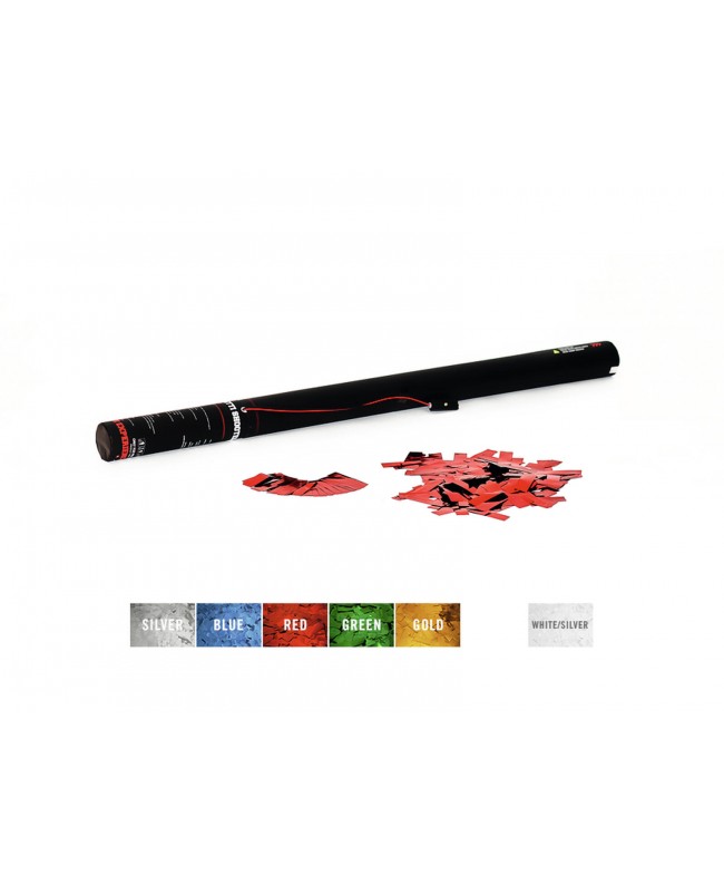 Tcm Fx Konfetti-Ladung elektrisch 80cm, rot metallic Konfetti-Shooter