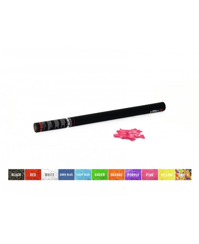 Tcm Fx Handheld Confetti Cannon 80cm, pink Confetti Shooter