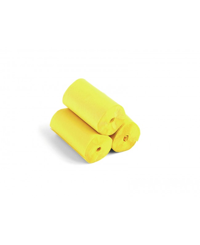 Tcm Fx Slowfall Streamer 10mx5cm, gelb, 10x Konfetti-Shooter