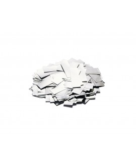 Tcm Fx Metallic Confetti rectangular 55x18mm, silver, 1kg Confetti Shooter