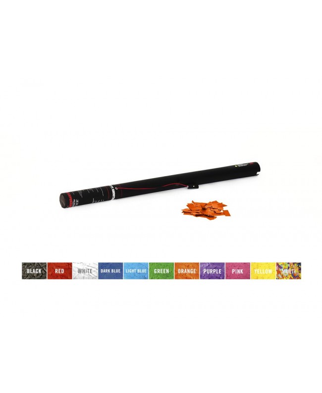 Tcm Fx Konfetti-Ladung elektrisch 80cm, orange Konfetti-Shooter