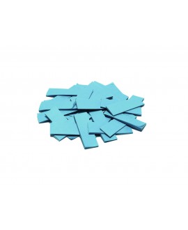 Tcm Fx Coriandoli a caduta lenta rettangolari 55x18mm, azzurro, 1kg Sparacoriandoli