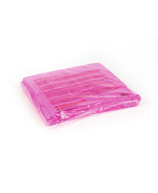 Tcm Fx Slowfall Konfetti rechteckig 55x18mm, neonpink, UV-aktiv, 1kg Konfetti-Shooter