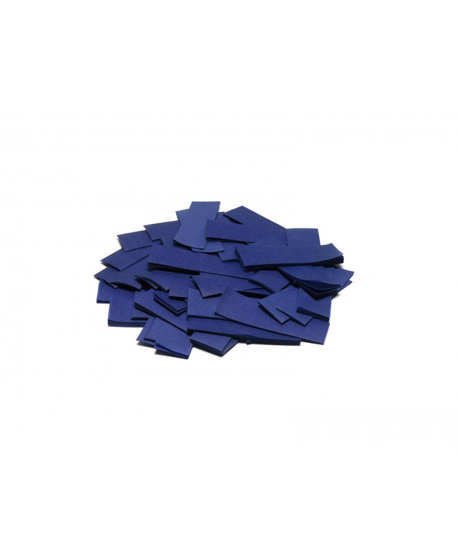 Tcm Fx Coriandoli Slowfall rettangolari 55x18mm, blu scuro, 1kg Sparacoriandoli