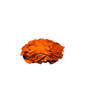 Tcm Fx Metallic Confetti rectangular 55x18mm, orange, 1kg Confetti Shooter