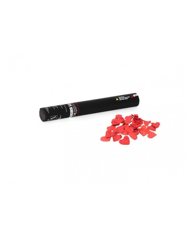 Tcm Fx Handheld Confetti Cannon 50cm, red hearts Confetti Shooter
