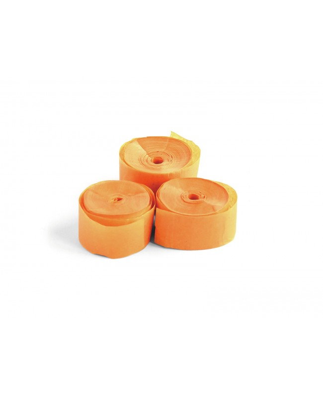 Tcm Fx Slowfall Streamer 10mx1,5cm, orange, 32x Konfetti