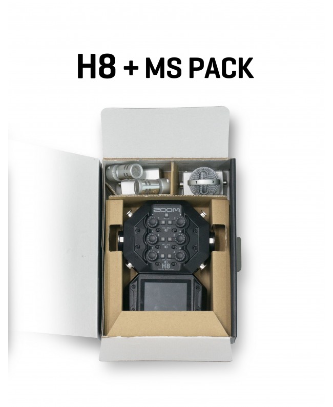 Zoom H8 - 8-track recorder + XYH-6/MSH-6 Portable Recorders