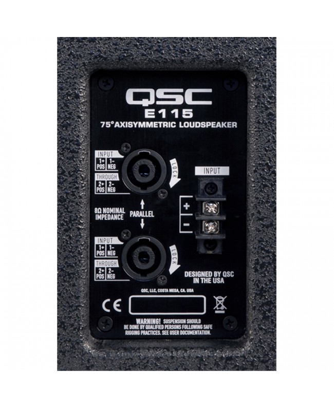 QSC E115-BK Casse Passive