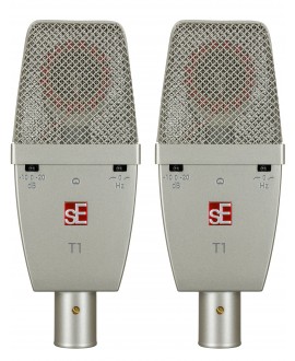 SE Electronics T1 (P) LDC Titanium Matched Pair Large Diaphragm Microphones
