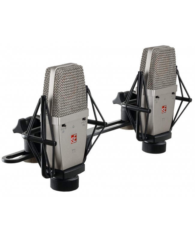 SE Electronics T1 (P) LDC Titanium Matched Pair Large Diaphragm Microphones