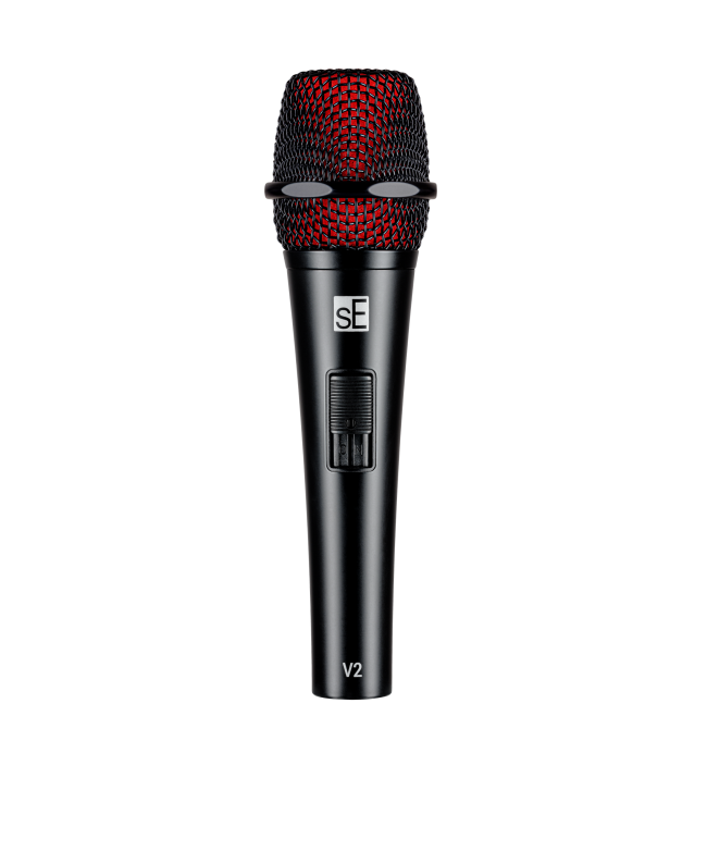SE Electronics V2 Switch with XLR to XLR Cable Handheld Microphones