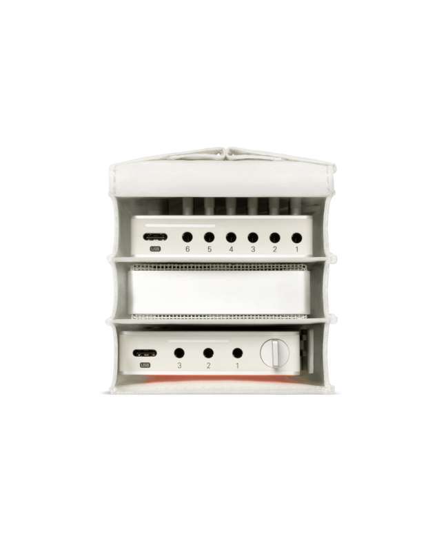 Teenage Engineering field accordion bag white Borse