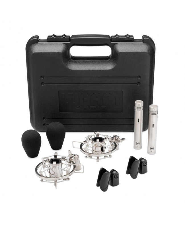 Warm Audio WA-84 Nickel Stereo-Paar Kleinmembran-Mikrofone