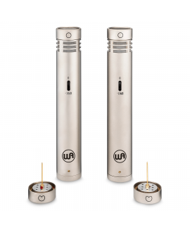 Warm Audio WA-84 Nickel Coppia Stereo - Premium Package Microfoni a condensatore con diaframma piccolo
