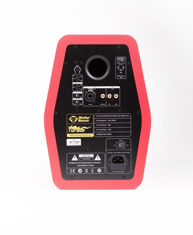 Monkey Banana Turbo 6 Red Active Nearfield Monitors