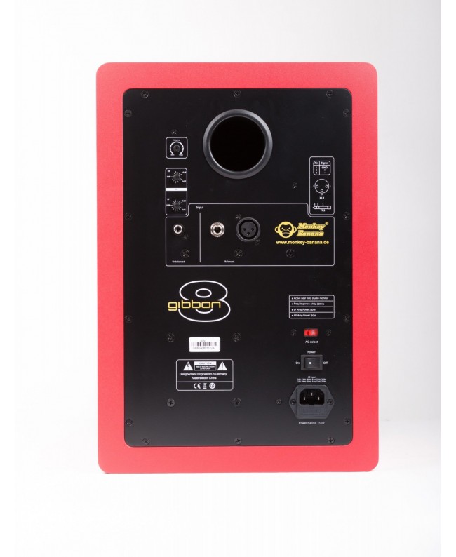Monkey Banana Gibbon 8 Red Active Nearfield Monitors