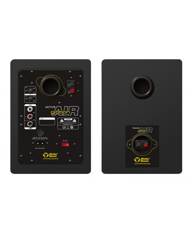 Monkey Banana Pair Gibbon Air Black Active Nearfield Monitors