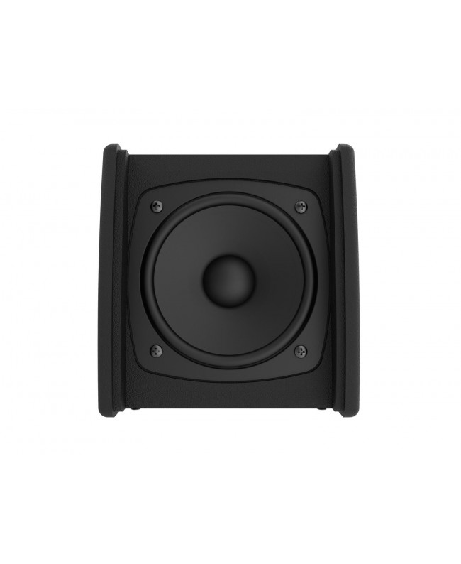 Intusonic 4FW50T 4 Zoll Fullrange Lautsprecher schwarz Wandmontage-Lautsprecher