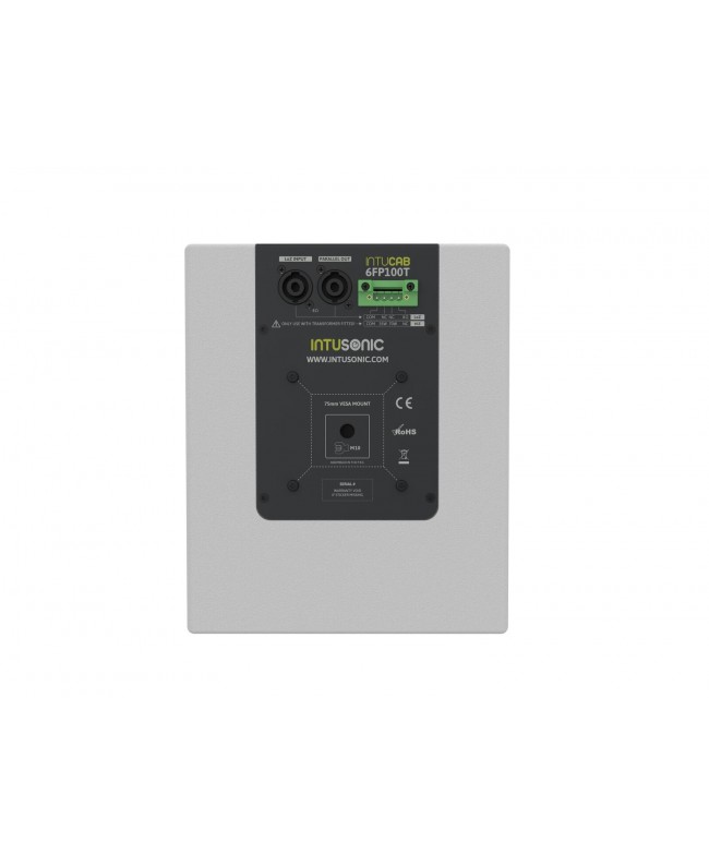 Intusonic 6FP100T Diffusore fullrange a 2 vie 6,5 bianco Diffusori da parete