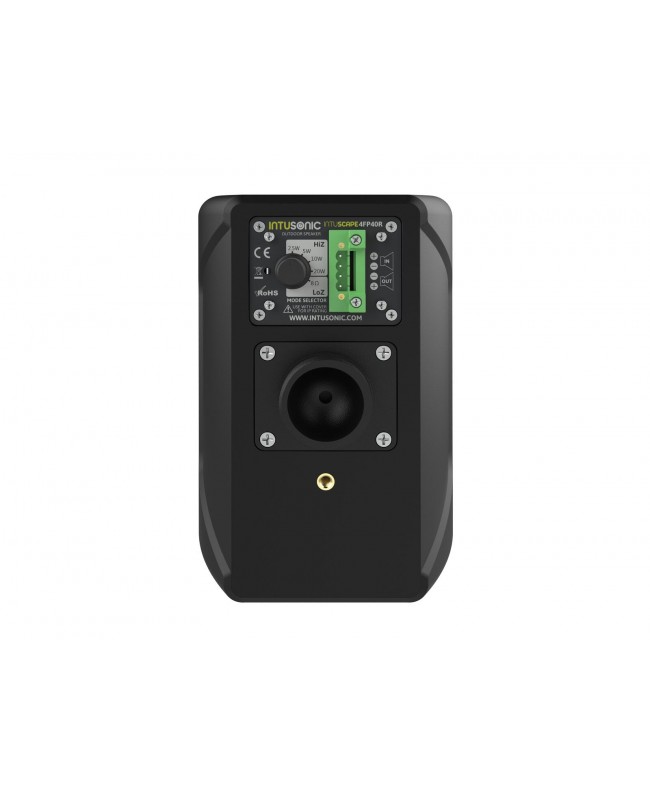Intusonic 4FP40R 4 diffusori a 2 vie per esterni nero Diffusori da esterno