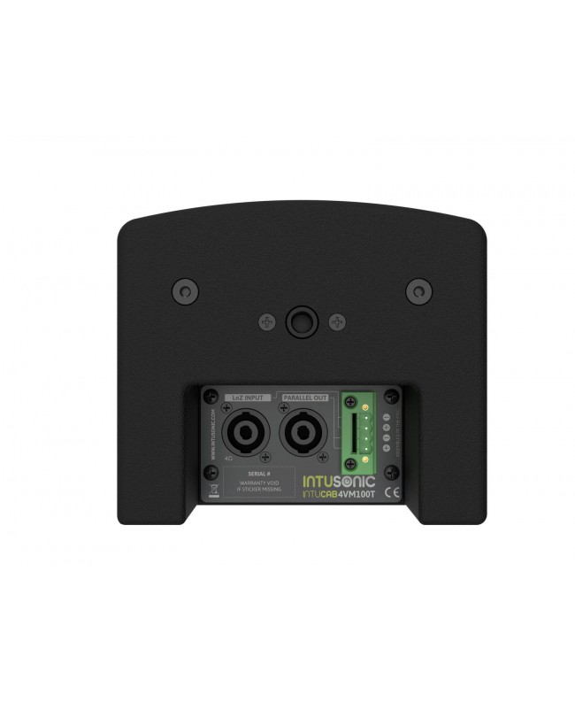 Intusonic 4VM100T Diffusore a colonna fullrange a 2 vie nero Diffusori a colonna