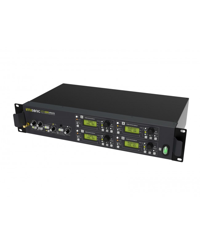 Intusonic Router audio a 4 zone HMA74 Mixer da installazione