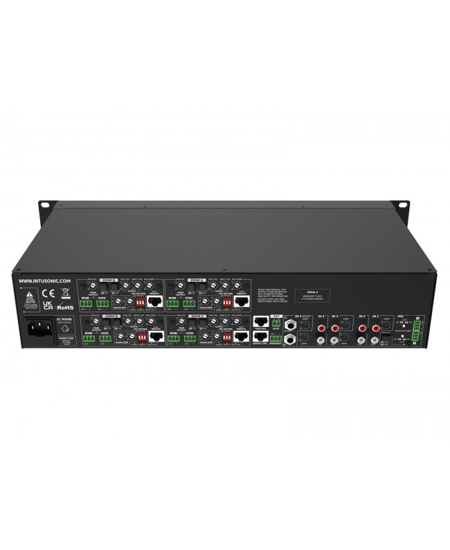 Intusonic Router audio a 4 zone HMA74 Mixer da installazione