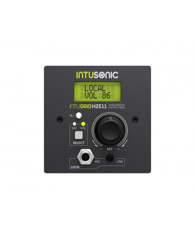 Intusonic HZE11 Zonen Fernbedienungspanel Zubehör für PA-Installationen