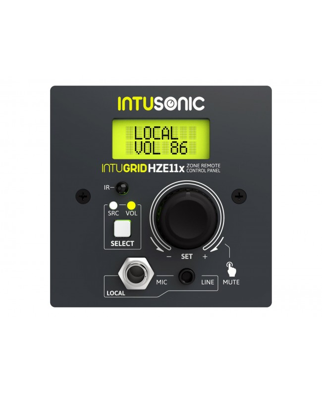 Intusonic HZE11+ Zonen Fernbedienungspanel Zubehör für PA-Installationen
