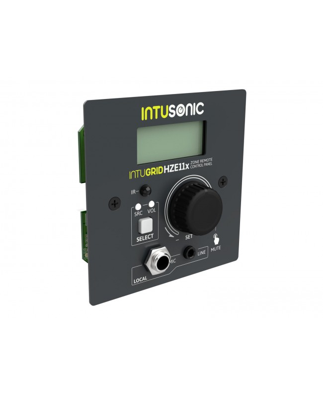 Intusonic HZE11+ Zonen Fernbedienungspanel Zubehör für PA-Installationen