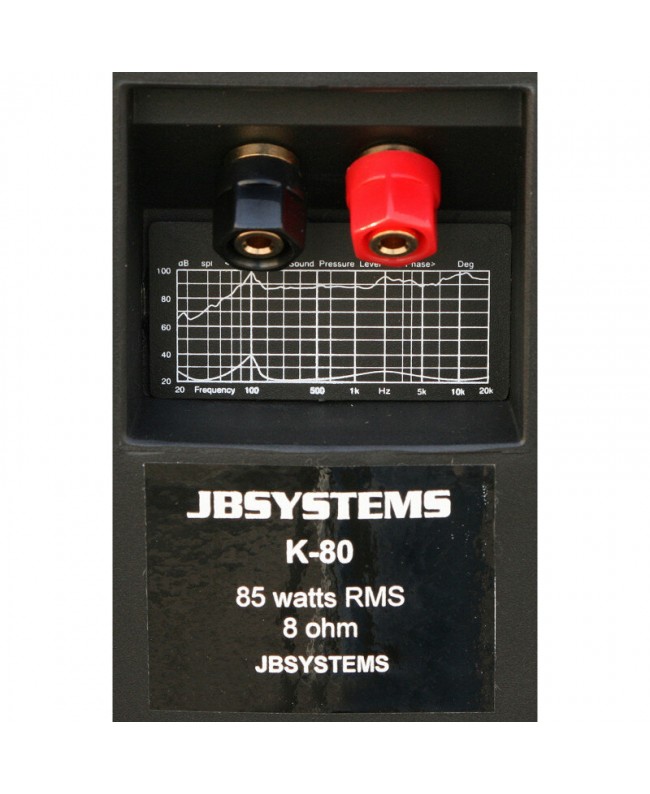 JB Systems K-80 Black Outdoor Speakers