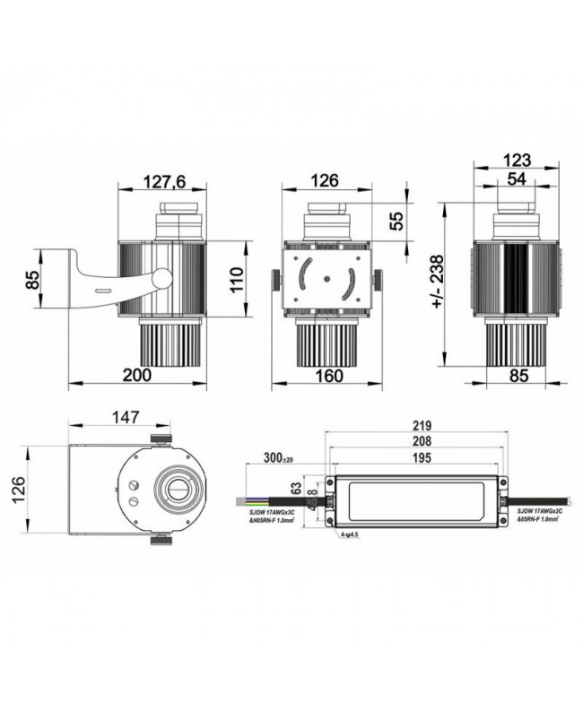 JB Systems ROTOGOBO OUTDOOR Bild-Projektoren