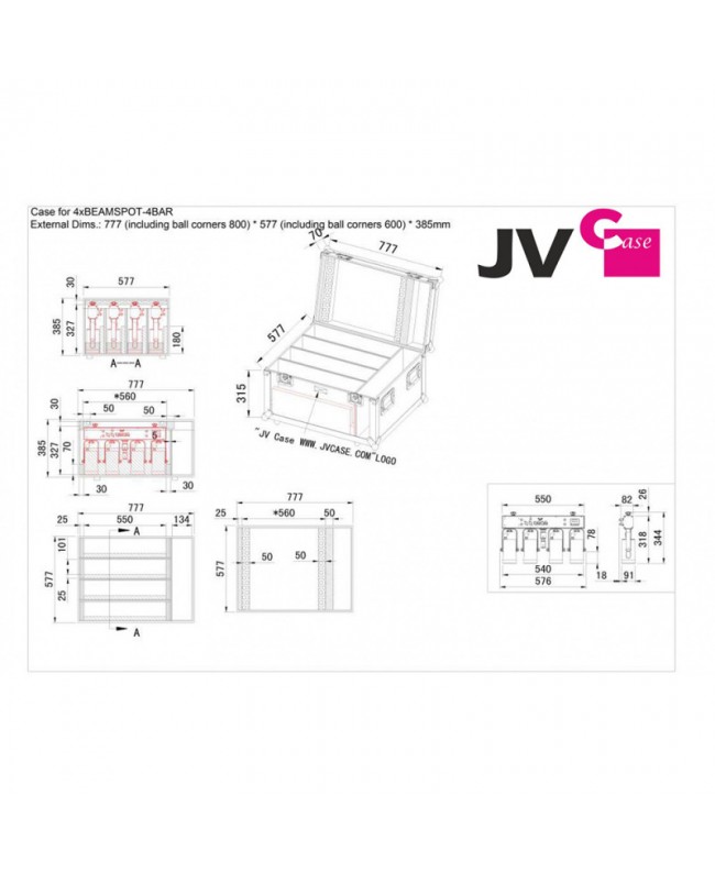 JB Systems CASE B03275 Case building