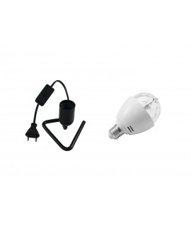 Eurolite Set LED BC-1 RGB + Base a triangolo nero Decorazione luminosa