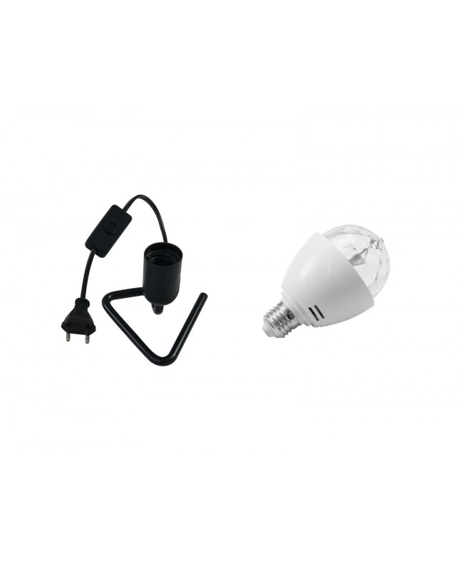 Eurolite Set LED BC-1 RGB + Triangle Base black Light Decoration