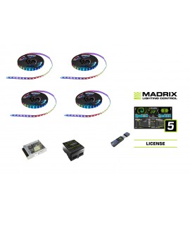 Eurolite Set Pixel Strip RGB incl. Madrix Start Decorazione luminosa