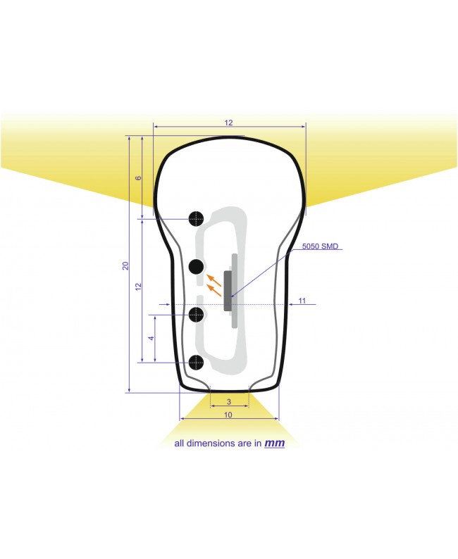 Eurolite LED Neon Flex 230V Slim RGB 100cm LED-Formen