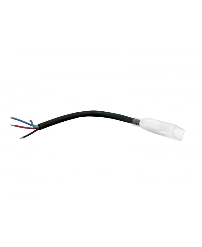 Eurolite LED Neon Flex 230V Slim RGB Connection Cord with open wires LED Shapes