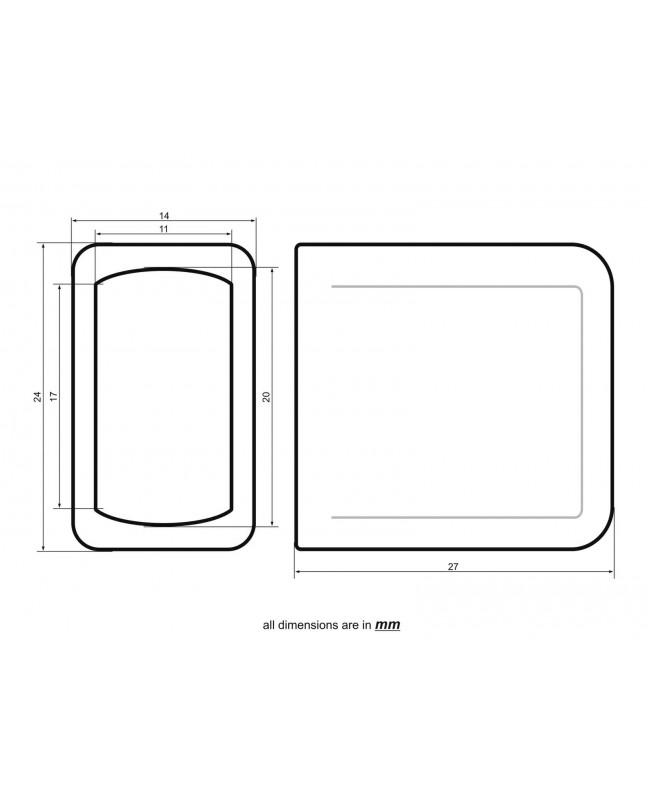 Eurolite LED Neon Flex 230V Slim End Cap Sagome a LED