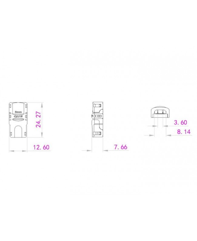 Eurolite LED Strip flexibler Verbinder 2Pin 8mm Zubehör