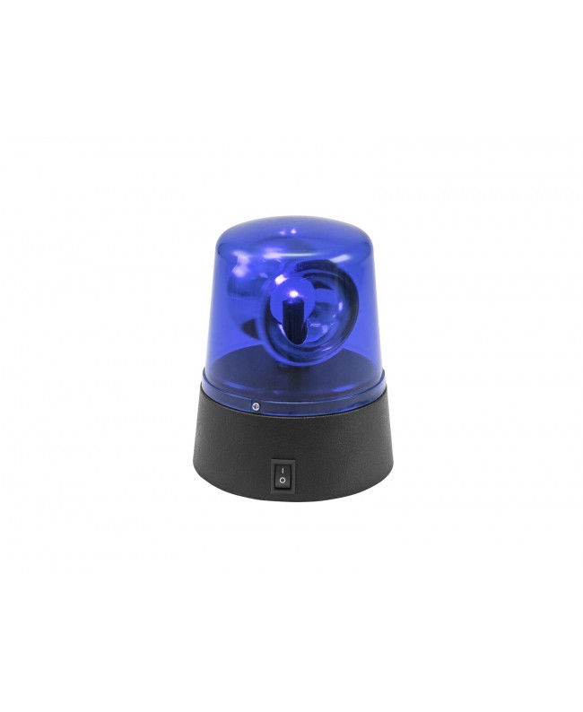 Eurolite LED Mini Police Beacon blue USB/Battery Light Decoration