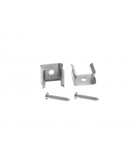 Eurolite Mounting for Tubings 10x10mm Set 2x with screws LED Driver