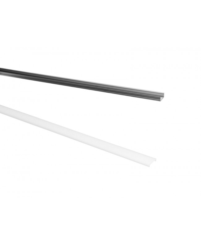 Eurolite Profilo a U 20 mm per striscia LED argento 2 m Trasformatori & controller per strisce