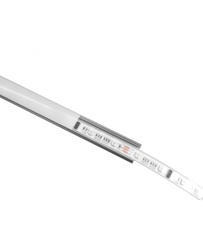 Eurolite Profilo a U 20 mm per striscia LED argento 2 m Trasformatori & controller per strisce